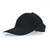 Шариковые шапки светодиодные бейсбольные шапки Pure Cotton Luminous Bar Cormeration Casual Hat Мужчины и женщины на открытом воздухе.