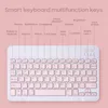 Klawiatura bezprzewodowa i myszy Bluetooth różowy zielony zielony zestaw klawiatury na Androidzie PC PC Home Office Keyboard Mysz Combios Mini Teclado