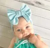 Big Bow Düğüm Çocuk Headwraps Elastik Yumuşak Yumuşak Yenidoğan Türü Saç Bantları Sevimli Bebek Kızlar Kafa Saç Aksesuarları Fotoğraf Props
