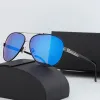 Occhiali da sole sportivi moda rossa per uomo 2021 occhiali corno di bufalo unisex uomo donna occhiali da sole senza montatura montatura in metallo oro argento occhiali lunette con scatola 5A