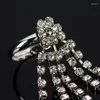 Länkarmband handvävd svetsningskedja kristall charm armband smycken plätering guld koppar strass kvinnor#b117