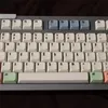 Aksesuarlar Dyesub XDA Profil PBT Tuval Keycaps134 Anahtarlar Mekanik Klavye 6.25U Uzay Çubuğu 1.75U 2U Vites ISO Enter