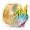 SCANAGGIO SILK PLA Rainbow 3D FILAMENTO DELLA PROPRITÀ DELLA LUSTURA RICH RICH RICH SEGIA MATERIALI PENSTRING DI PENSTRO 3D come materiale di stampa Ramdon multicolore