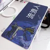 Pedler Japon Ronin Siyah Mousepad XXL Mouse Pad Sanat Deskmat 90x40 Ofis Aksesuarları Mause Mat Büyük Anime Klavye Minimalist 80X30