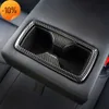 New For Toyota RAV4 2019 2020 2021 2022 RAV 4 XA50 ABS Car Seat Back Row Water Cup Holder Cover Frame Panel Trim Sticker Accessories
