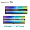 Rams TeamGroup TForce Xtreem Argb 4000MHz CL18 Kit 16GB (2x8GB) PC432000 Argb Dual Channel DDR4 SDRAM Desktop Gaming RAM RAM