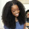 Brazilian 13x4 Kinky Curly Lace Front Wigs Transparent Lace Frontal Curly Wigs For Black Women Pre Plucked With Baby Hair