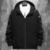 Männer Jacken 2023 Frühling Herbst Männer Design Kleidung Casual Lose Streetwear Bomber Schwarz Jacke Plus Große Größe M-6XL 7XL 8XL 9XL