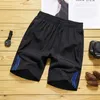 Zomer ijs zijden sport casual capris strand shorts snel drogende middelste broek heren paardenpantsgrjg