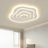 Ceiling Lights Modern Led For Bedroom Study Living Room Home Interior Roof White Decoration Dimming Chandelier Lighting Fixtures