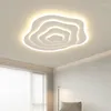 Plafoniere Moderne Led Per Camera Da Letto Studio Soggiorno Casa Interno Tetto Decorazione Bianca Dimmerazione Lampadari Apparecchi Di Illuminazione