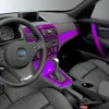 Auto-Styling 3D 5D In Fibra di Carbonio Interni Auto Center Console Cambiamento di Colore Stampaggio Decalcomanie Per BMW X3 E83 2006-2010