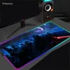 Pads Wars RGB Gaming Mouse Pad Large Mice Pad Gamer XXL Computer Mousepad Big Mouse MATED LED Backlight Carpet Tangentboard Desk Mats
