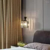 Hanglampen moderne luxe master slaapkamer bed kroonluchter lichten eenvoudige bar veranda verlichtingsruimte eenhangende hangende kristal