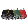 Designer Short Moda Abbigliamento casual Pantaloncini da spiaggia Versione corretta di Rhude Niche Pantaloncini in rete di marca alla moda American High Street Trend Loose Fitting Basketball Sho