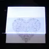 Tablet gráfico tablet led iluminado prancheta de desenho ultra a4 mesa de desenho comprimidos luz almofada esboço livro lona em branco para pintura