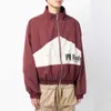 50 off~rhude tchwork Color Contrast Personalized Zipper Printed Jacket Thin Sports Windbreaker Outerwear Sprhudec rhudecoat jacket