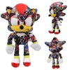 30cm Sonic peluche giocattoli morbidi animali di peluche bambola Hedgehog Action Figure per bambini giocattoli regali di natale