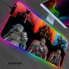 Rest da 800x300mm RGB Dark Soul Mouse Pad xxl MousePads Mouse Gamer Gaming Mouse Pads grande computer tastiera tappetino tappetino tappetino tappetino kawaii