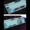 Accessoires 137Key PBT Mechanische toetsenbordkap Sublimatie Hoogte 6.25U KeyCaps Ondersteuning 61/64/68/84/87/96/98/104/108 KEYS