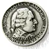 1927 Vermont Sesquicentennial Copia moneta placcata in argento