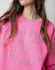 23SS Zadig Voltaire Designer Sorto de moletom Novo letra clássica Bordado Stir Fry Color Lavagem de Raglan Mangas Mulheres Pullover Jumper Sweater