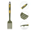 Ensembles de vaisselle Cuillère en silicone Fourchette multifonctions Accessoire de cuisine Approvisionnement domestique Salade portable Dîner domestique
