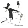 Spray Guns RIBO Dual Action Airbrush Gun Easy Clean 20 40CC 0.3MM Trigger Simple Spary Pen 230526