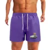 Car Teddy Bear's Men's Shorts Summer Swim -Fair Men Men Swimpit Swimming Trunks Krótkie seksowne spodenki plażowe surfowanie deski męskie spodnie odzieżowe