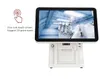 IMPRESSORES Touch Pos System Terminal Machine 15 '' Painel de toque LCD Monitor LCD com pequena exibição de clientes incorporada com impressora de 58 mm