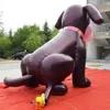 Hurtownia 8 mh 26 stóp z Custom Giant Giant Inflatible Puppy Dog Large Dogs Cartoon Model dla sklepów zoologicznych i szpitali zwierząt