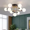 Kroonluiers sfeer eenvoudige en creatieve verlichtingslampen Noordse magische bonen kroonluchter hoofdslaapkamer kamerlamp Modern plafond