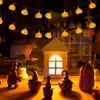 Strängar LED 2m 3m batteridriven Halloween Pumpkin String Lights Holiday Christmas Party Garden Decoration Lykta