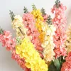 Decorative Flowers & Wreaths Violet Artificial Flower Decoration Simulation Basket Orchid Silk Vine Home Wedding