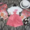 Ny klassisk lyxlogo Mosch Designer Baby Set T-shirt Pants.