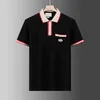 2022 Printemps De Luxe Italie Hommes T-Shirt Designer Polos High Street Broderie petit cheval Impression Vêtements Hommes Marque Polo Shirt M-3XL