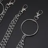 Keychains 2st Cool Punk Wallet Belt Chain Pants Secure Travel Smycken Y4QB