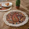 Tapis de table napperons de luxe tissés antidérapants rétro Boho ferme tasse à café vaisselle décor tampons maison cuisine accessoires