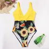 Traje de baño de mujer Sexy Traje de baño de una pieza Push Up Mujer Correa Monokini Traje de baño Traje de baño Ropa de baño Mujer