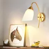 Wall Lamp Nordic Indoor LED Living Room Bedroom Bedside Study Decoration Light Home Lighting Stylish Simple Modern Fixture
