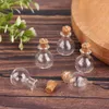 Vases 10Pcs/Set Small Glass Bottles Clear Mini Wishing With Cork Stoppers Wedding Christmas Birthday Party DIY Crafts