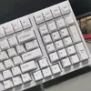 Accessori 131 Chiavi Minimalista White Keycap Sublimation Profilo di ciliegia PBT KeyCaps per tastie di tastiera tastiera meccanica