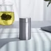 Lagringsflaskor mini bärbar låda tätade resor rostfritt stål teblad kan behållare