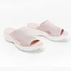 2023 Kvinnors lätta sommarlistar Casual Ladies Flat Slides Fashion Solid Color Beach For Women Women Shoes 713 204