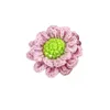 Schattige gebreide bloemen broches vrouwelijke meisjes handgemaakte gehaakte bloemenbroches kleren kledingspelden accessoires feest geschenken