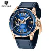 Armbandsur Benyar Military Watch Fashion Waterproof Luminous Automatic Mechanical Watches for Men Clock Orologio Da Uomo