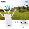 Routers KuWFi 4G WIFI Router Outdoor 150Mbps LTE Router 4G Sim Card Support Port Filtering MAC IP Settings Waterproof Booster Extender