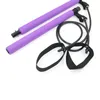 Weerstandsbanden Portable Gym Pilates Bar Multifunctionele yoga-pull staven met band voor borstversterking fitnesstraining