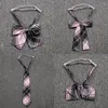 Neck Ties 2023 Japanese Style Plaid Girl Student JK Uniform Butterfly Tie High Quality Fashion Women Bow