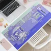 Ruhen Sie Anime Large Maus -Pad -Gummi -Tastatur Mousepas Cartoon Octopus Kawaii Gaming Maus -Pad -Schreibtischmatte für Laptop Gamer Pad Teppich